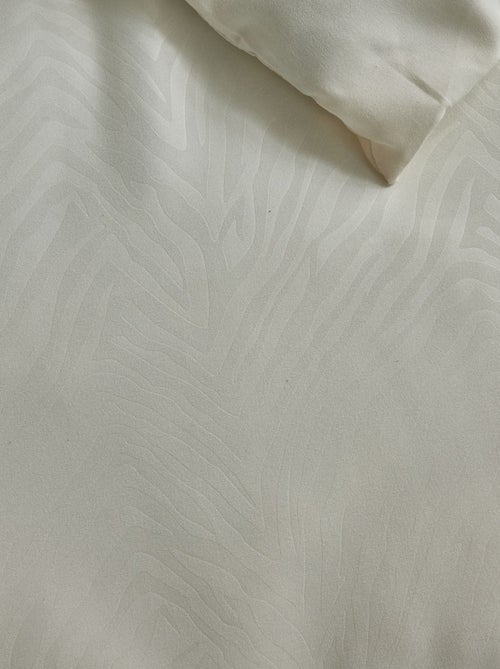 Dekbedset voor 2-persoonsbed - zebramotief - Kiabi