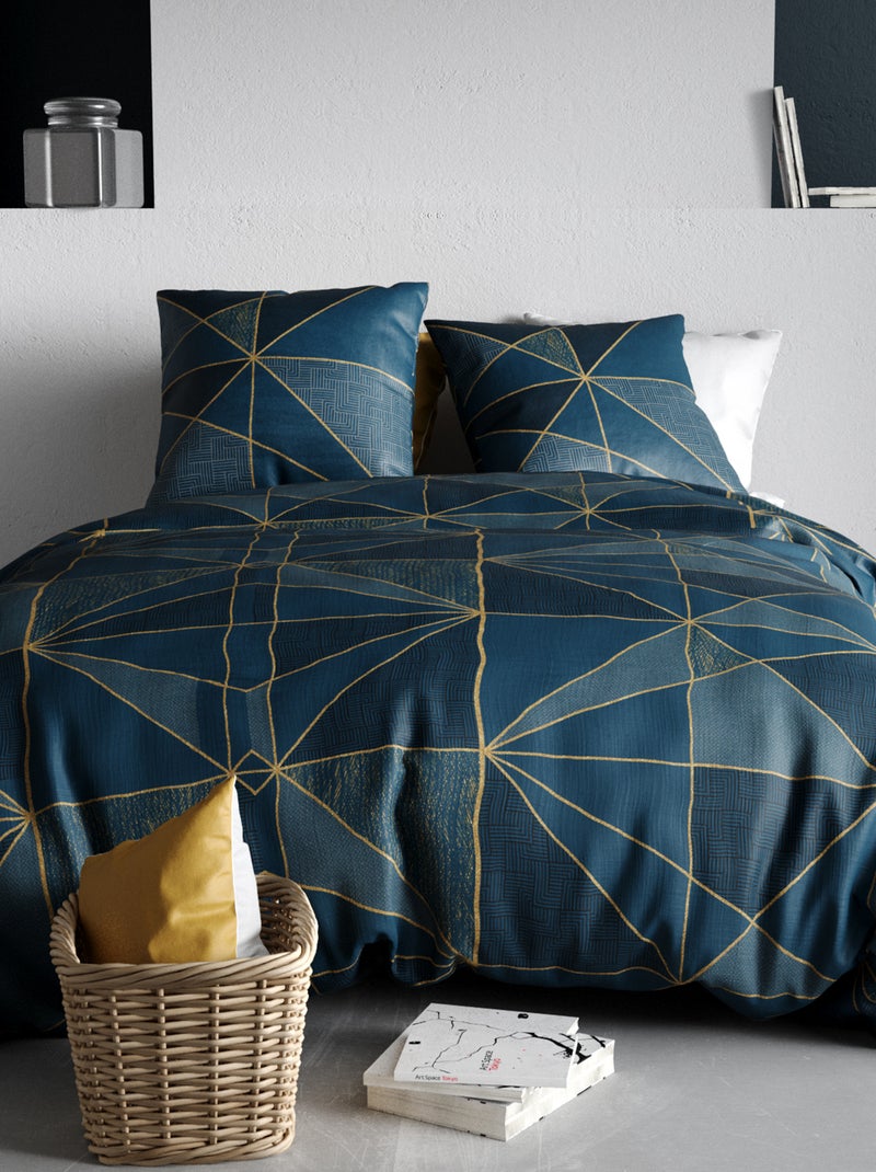 Dekbedset voor 2-persoonsbed BLAUW - Kiabi