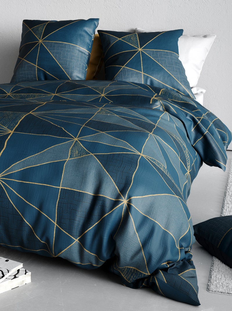 Dekbedset voor 2-persoonsbed BLAUW - Kiabi