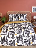 Dekbedset voor 2-persoonsbed ZWART - Kiabi