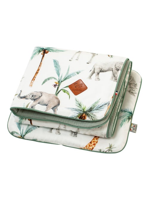 Deken- en kussenset voor wieg of mozesmand safari - Kiabi