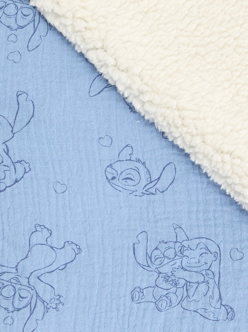 Deken 'Disney' 'Stitch' Blauw - Kiabi