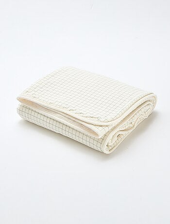 Deken met print en voering met fleece-effect