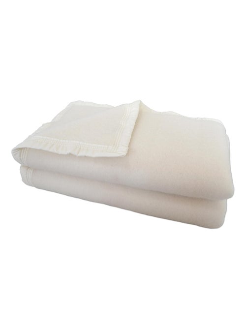 Deken van 100% zuiver scheerwol 500g/m² - Kiabi Deken van 100% zuiver scheerwol 500g/m² - Kiabi