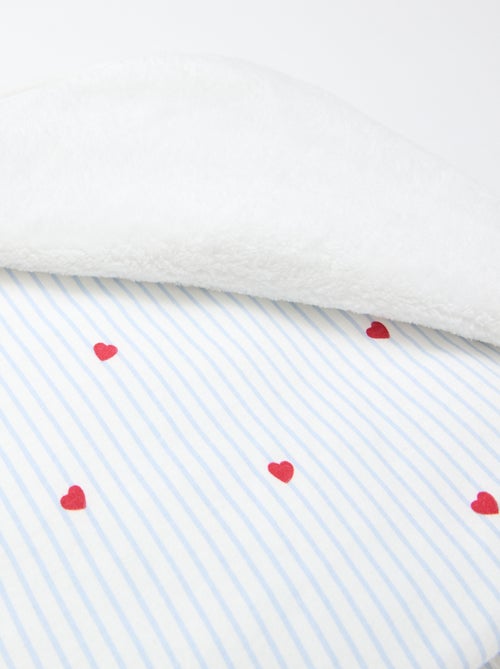 Deken van katoenjersey met print - Kiabi