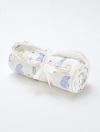 Deken van katoenjersey met print
