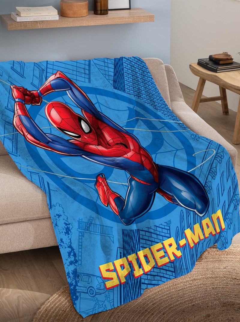 Dekentje 'Spider-Man' BLAUW - Kiabi