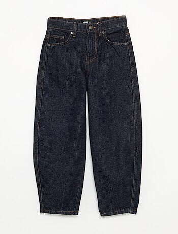 Denim barrel fit-broek
