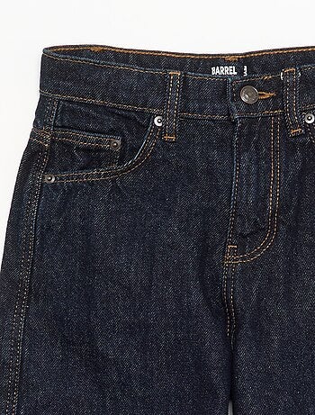Denim barrel fit-broek