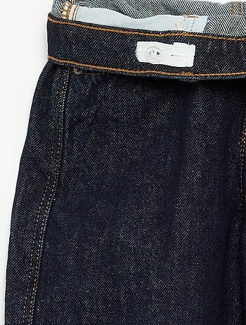 Denim barrel fit-broek