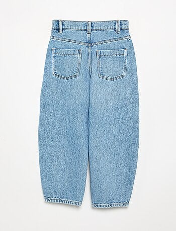 Denim barrel fit-broek