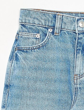 Denim barrel fit-broek