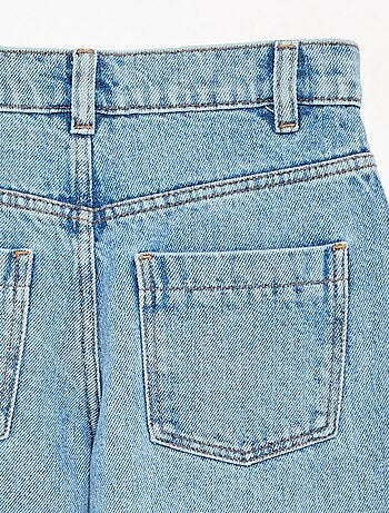 Denim barrel fit-broek