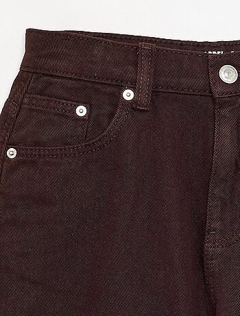 Denim barrel fit-broek
