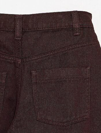 Denim barrel fit-broek