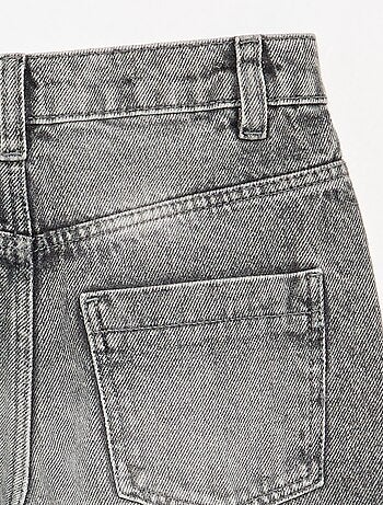 Denim barrel fit-broek