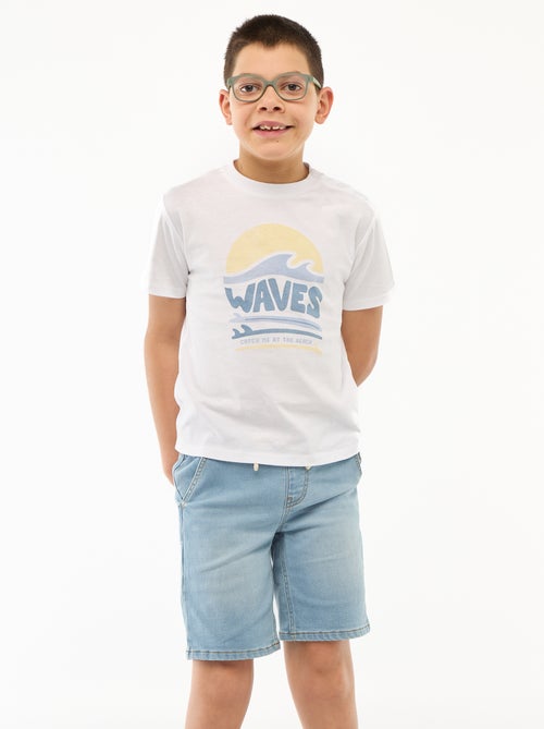 Denim bermuda - Makkelijk aan te trekken collectie - Kiabi