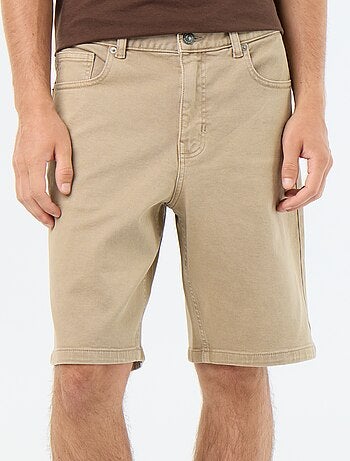 Denim bermuda met 5 zakken