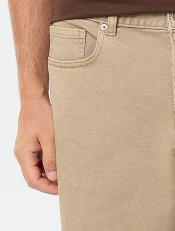 Denim bermuda met 5 zakken