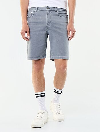 Denim bermuda met 5 zakken