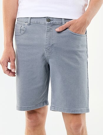 Denim bermuda met 5 zakken