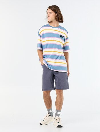 Denim bermuda met 5 zakken