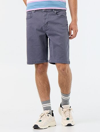 Denim bermuda met 5 zakken