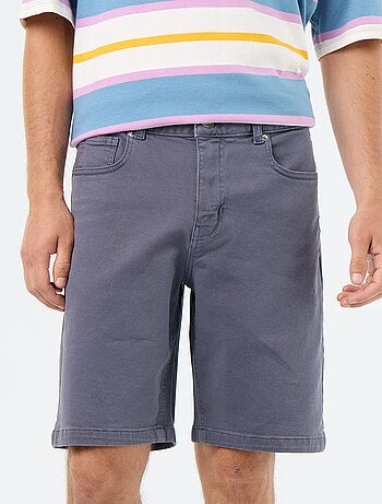 Denim bermuda met 5 zakken