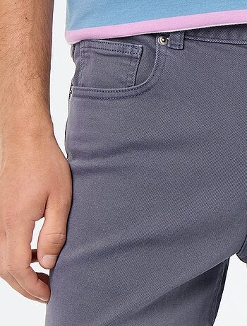 Denim bermuda met 5 zakken