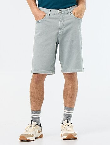 Denim bermuda met 5 zakken