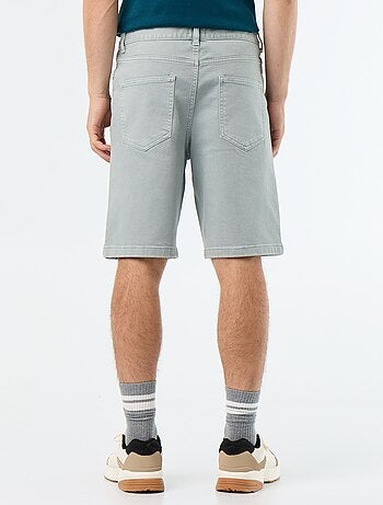 Denim bermuda met 5 zakken