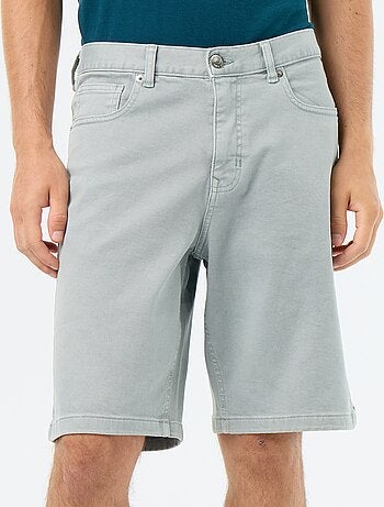 Denim bermuda met 5 zakken