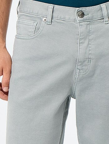 Denim bermuda met 5 zakken