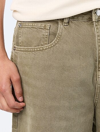 Denim bermuda met 5 zakken