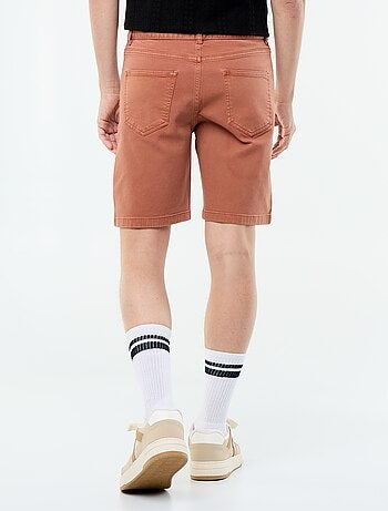 Denim bermuda met 5 zakken