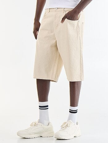 Denim bermuda met 5 zakken