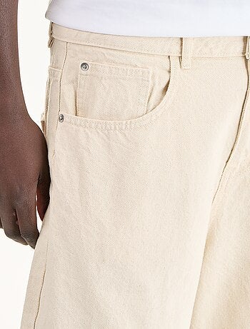 Denim bermuda met 5 zakken