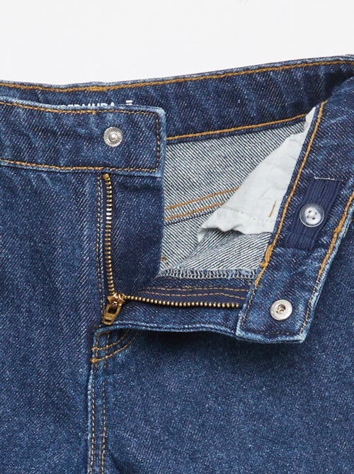 Denim bermuda slim fit stretch van katoen - Kiabi