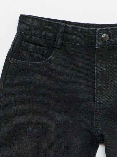 Denim bermuda slim fit stretch van katoen - Kiabi