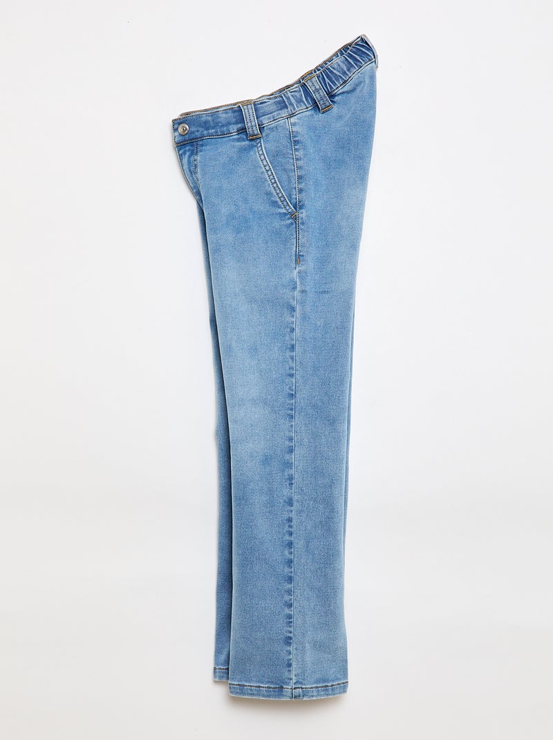 Denim broek - gemakkelijk aan te trekken collectie Blauw - Kiabi