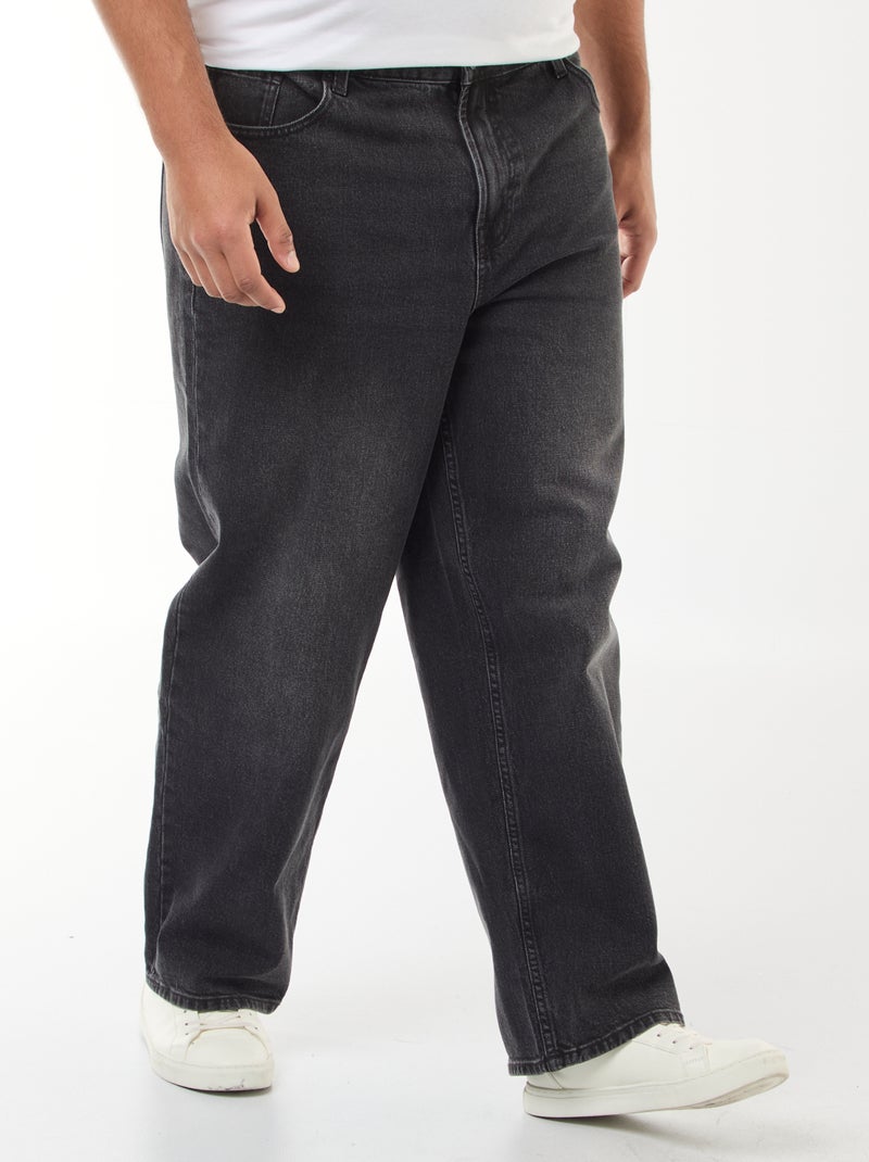 Denim broek Comfort fit Zwart - Kiabi