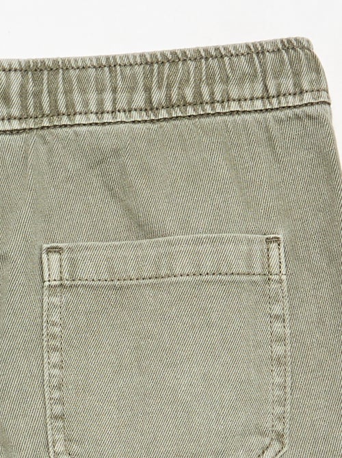 Denim broek met elastische taille - Kiabi Denim broek met elastische taille - Kiabi