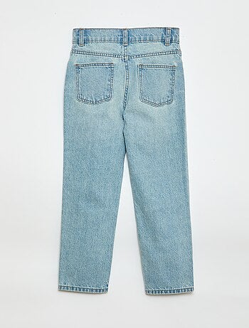 Denim broek met hoge taille