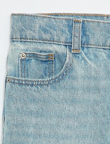 Denim broek met hoge taille