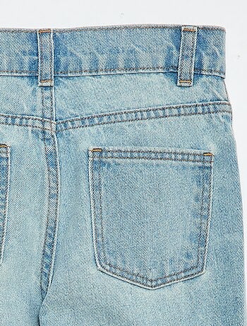 Denim broek met hoge taille