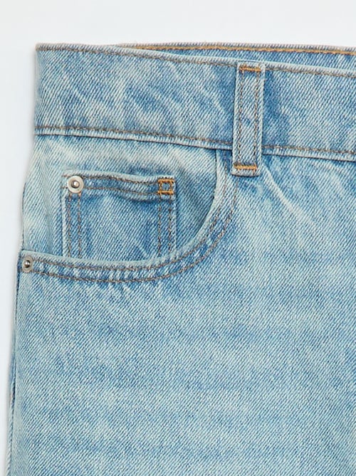 Denim broek met hoge taille - Kiabi
