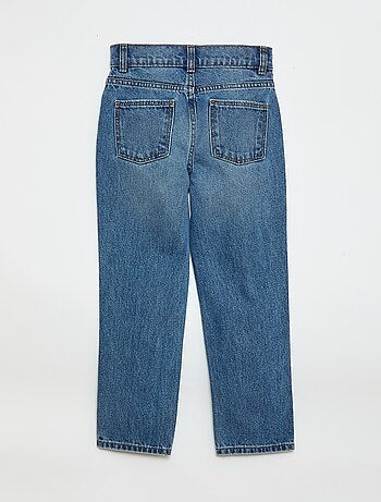 Denim broek met hoge taille