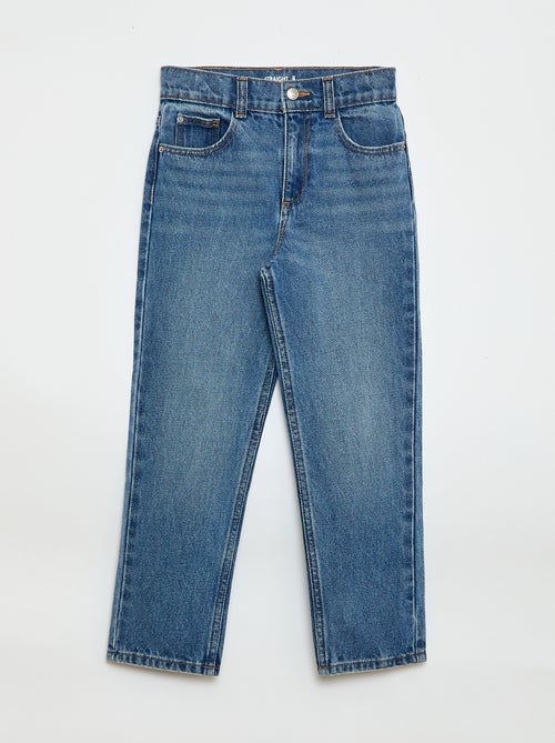 Denim broek met hoge taille - Kiabi