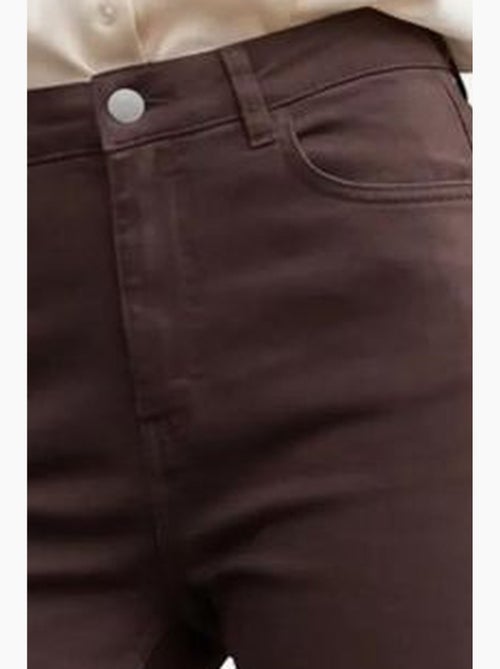 Denim broek met hoge taille en uitlopende pijpen my fashion - Kiabi Denim broek met hoge taille en uitlopende pijpen my fashion - Kiabi