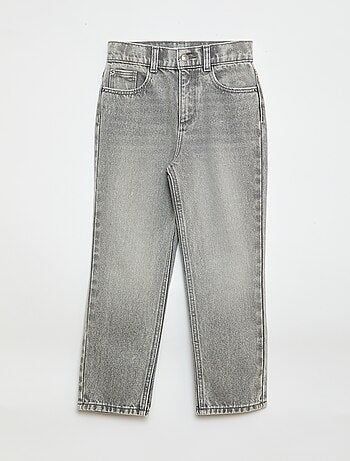 Denim broek met hoge taille